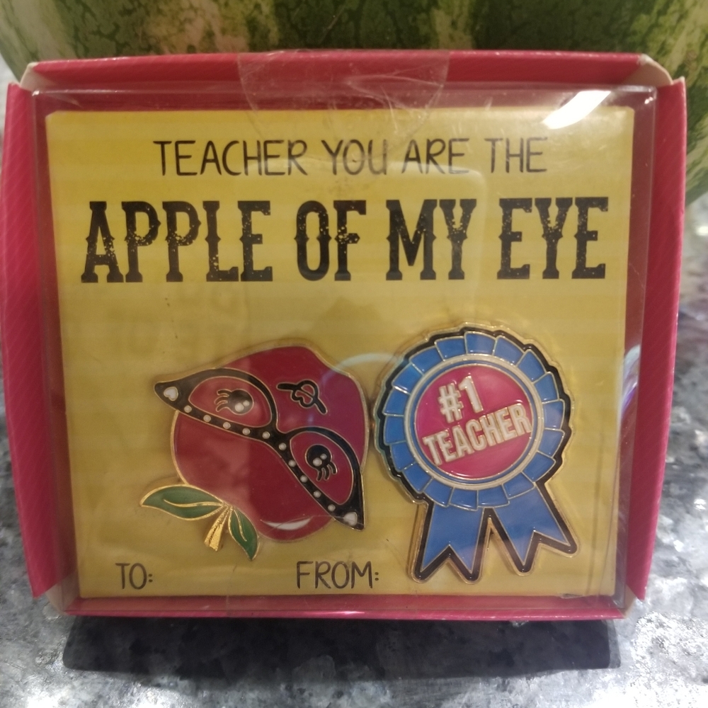 🍎 Teacher Pin Set 📚 - Picture 3 of 3